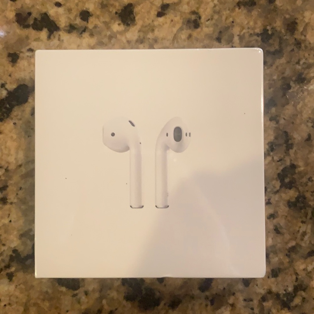 BRAND NEW UNOPENED AIRPODS W/ CASE AND CHARGER